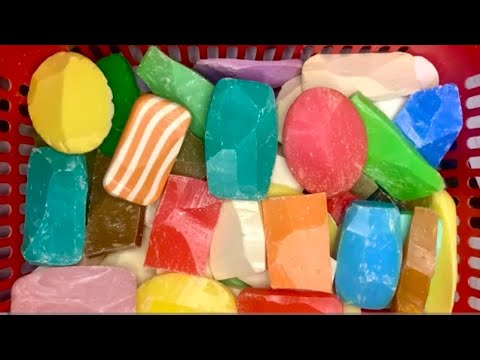 Видео: ASMR🧼Cutting dry leftovers 🔪Резка сухих и хрустящих обрезков 💜💙❤️💖💚💛🧡