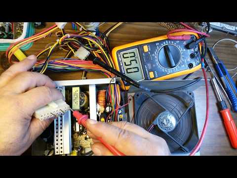 Видео: Блок питания 400w FSP , ремонт