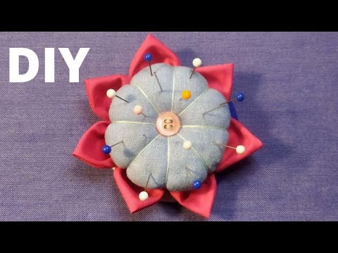 Видео: Оригинальная Игольница За 10 минут Из Остатков Ткани | Easy DIY Pincushion Patterns