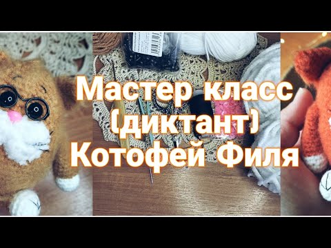 Видео: МК Кот Филя🐈‍⬛/Бесплатный мастер класс крючком 🧶