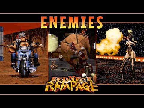 Видео: Все боссы и враги Redneck Rampage (1997–1998)