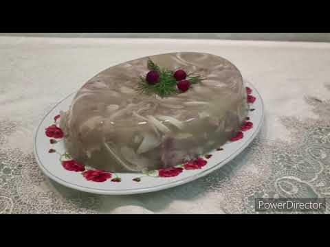 Видео: Холодец из свиных ушек