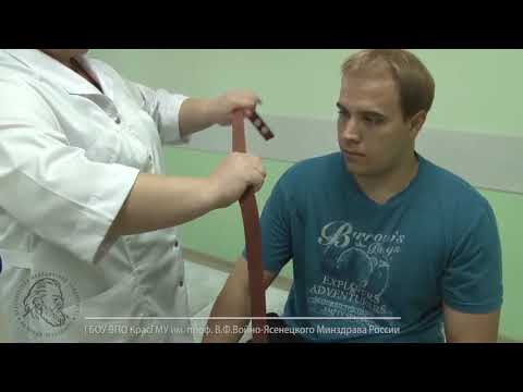 Видео: Остановка наружного кровотечения путём наложения жгута