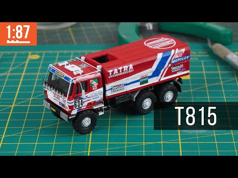 Видео: Почему так сложно? Сборка Tatra T815 6x6 из смолы в масштабе 1:87 (H0)