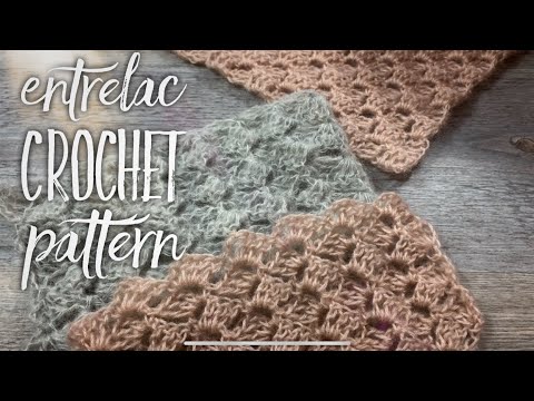 Видео: ЭНТЕРЛАК КРЮЧКОМ: ПРОСТО - красивое полотно / ENTRELAC CROCHET PATTERN