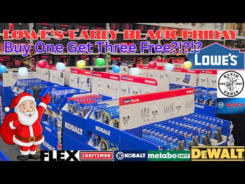 Видео: Самые низкие цены года в Lowe's уже здесь! Распродажа товаров в Чёрную пятницу и многое другое