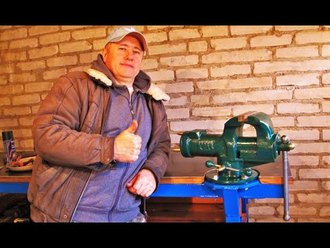 Видео: ТИСКИ В  МАСТЕРСКУЮ ОТРЕСТАВРИРОВАЛ.