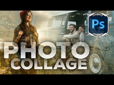 Видео: Создайте фотоколлаж в Photoshop