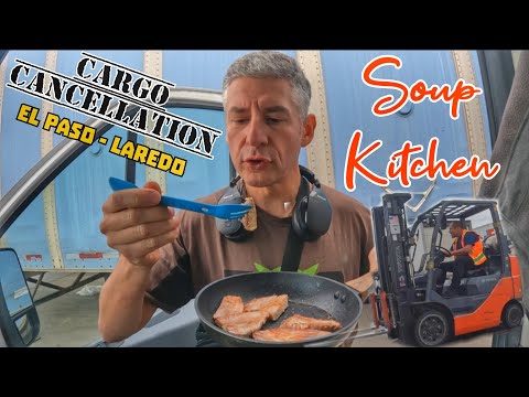 Видео: Дальнобой на бокс траке в США. Как работать,когда отменяют грузы? Походная кухня. Приграничный Техас