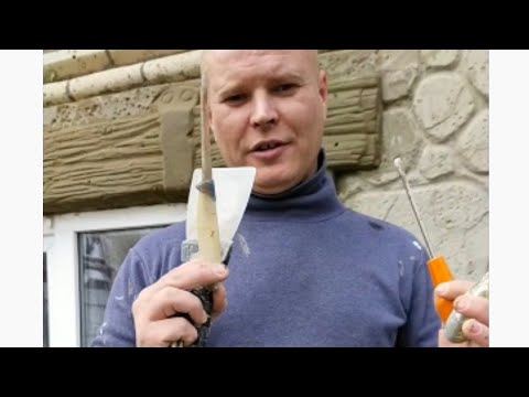 Видео: Обрамление окна под дерево, из плиточного клея. Забыл инструмент дома что делать ?🤔