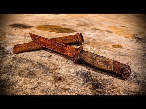 Видео: Исправьте старые ржавые японские штыки!!