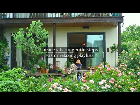 Видео: мир восседает на мягких ступенях - /плейлист с расслабляющей музыкой asmr/