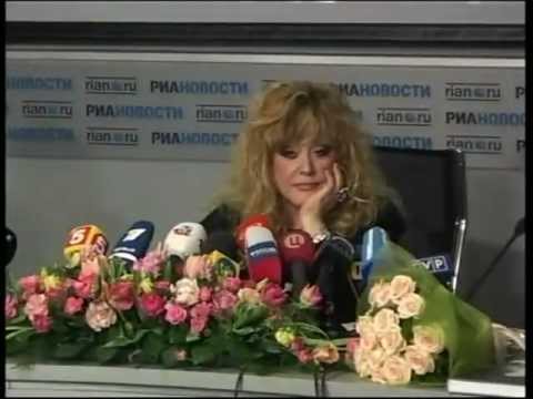 Видео: Алла Пугачева: Пресс-конференция 2009