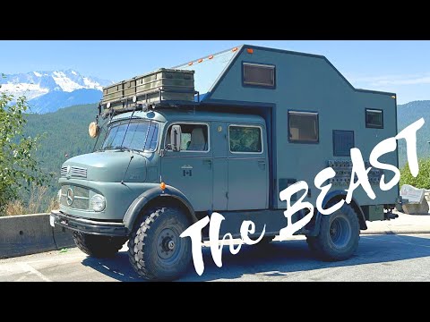 Видео: Полный тур Mercedes-Benz 1113 Экспедиционный грузовик "Курцхаубер" !