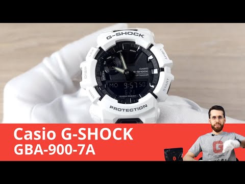 Видео: Белоснежные G-SHOCK для спортсменов / Casio GBA-900-7A