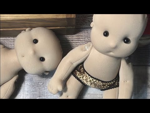 Видео: КАК СФОРМИРОВАТЬ ГОЛОВУ И ЛИЦО КУКЛЫ