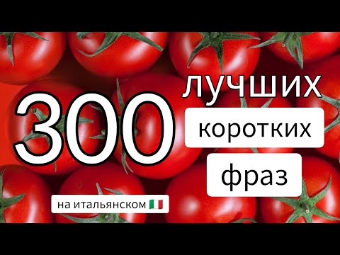 Видео: 300 коротких фраз. Сборник. #итальянскийязык #итальянскийдляначинающих