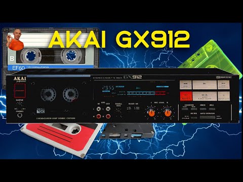 Видео: Akai GX 912 запись на кассету, калибровка