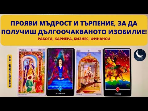 Видео: ⚖️🧘‍♀️⚖️ПРОЯВИ МЪДРОСТ И ТЪРПЕНИЕ, ЗА ДА ПОЛУЧИШ ДЪЛГООЧАКВАНОТО ИЗОБИЛИЕ!💼📈💻💰Работно Гадание