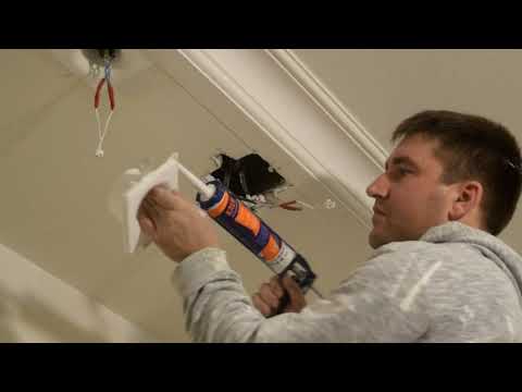 Видео: Все тонкости монтажа гипсовых светильников