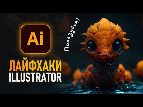 Видео: Лайфхаки в Adobe Illustrator которые УЛУЧШАТ Ваши РАБОТЫ⚡️