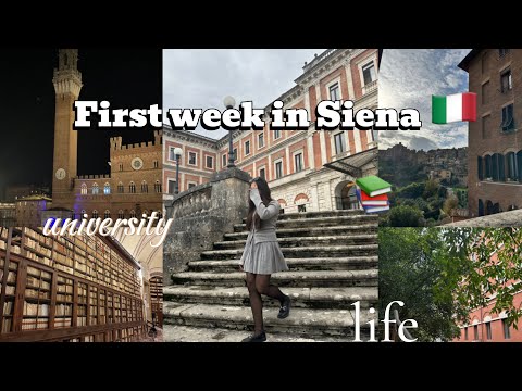 Видео: ПЕРВАЯ НЕДЕЛЯ В СИЕНЕ/ ИТАЛИЯ 🇮🇹 university / life / city 📚✨🌇