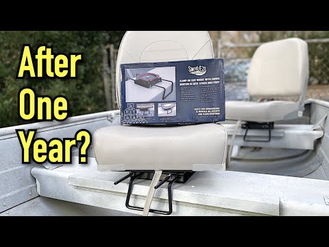 Видео: Недорогие крепления для сидений Jon Boat — обзор зажима на поворотной основе сиденья