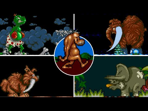 Видео: Чак Рок (Sega CD) Все боссы (без урона)