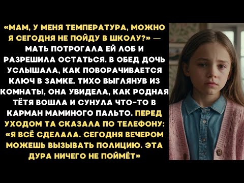 Видео: Мам, у меня температура, можно я не пойду в школу? — мать потрогала ей лоб и разрешила остаться...