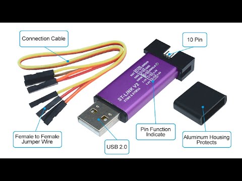 Видео: программатор ST-link V2 для STM8 / STM32 . установка драйвера