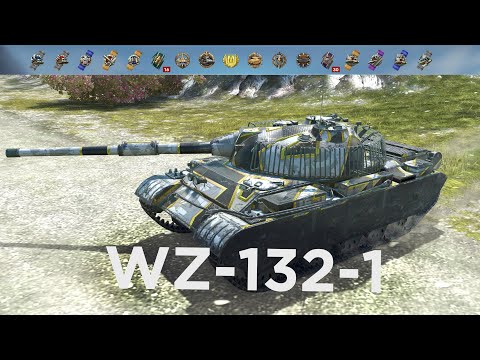 Видео: Безумный колобанов на WZ-132-1 в превосходстве Tanks Blits