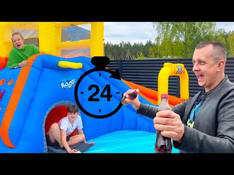 Видео: 24 ЧАСА НА НАДУВАШКЕ. БРОС ШОУ