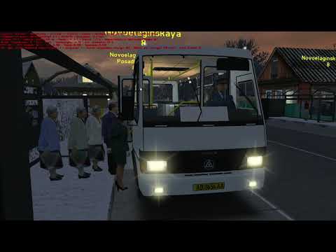 Видео: OMSI 2 БАЗ А079 Эталон Русская Глубинка Маршрут 8