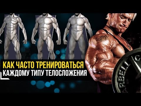 Видео: Сколько тренировок в неделю для Эктоморфа, Эндоморфа, Мезоморфа (Оптимальное количество)