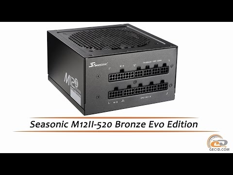 Видео: Seasonic M12II-520 Bronze Evo Edition - видеообзор блока питания