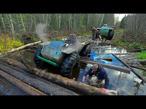 Видео: СРОЧНО!!! ЗАСТРЯЛ НА ПЕРЕПРАВЕ. Провалился на КАРАКАТЕ! ВЫЗЫВАЮ ПОДМОГУ! "ТАЙГА"