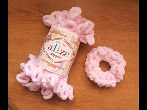 Видео: Да плетем Скрънчи с Alize Puffy/Плетене с плюшена прежда/Урок стъпка по стъпка/Knitting Scrunchie