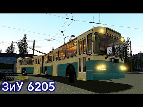 Видео: Работаю на троллейбусе ЗиУ 6205 в Garrys Mod ATroll
