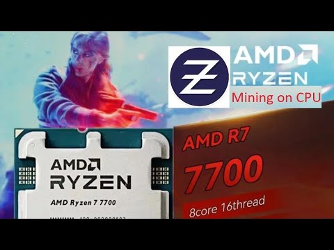 Видео: Ryzen 7 7700  обзор, хешрейт , майнниг , настройки биос
