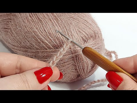 Видео: 🤩НАШЛА УЗОР - универсальный для любой пряжи! 👌🧶 Простое и легкое вязание крючком для начинающих