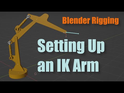 Видео: Blender Rigging — настройка рига IK Arm