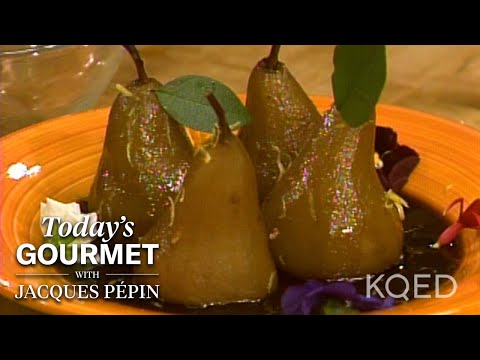 Видео: Груши, замоченные в кофе, от Жака Пепена | KQED