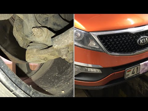 Видео: Как проверить шаровую опору Диагностика Kia Sportage 3 Hyundai ix35 стук спереди
