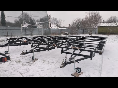 Видео: Купил прицепы для пчëл. 40 семей на 1 платформе.