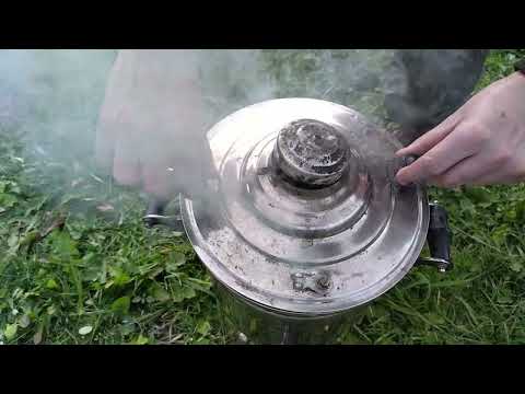 Видео: Топлю самовар, завариваю чай