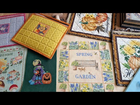 Видео: 356. Рукодельный микс 209/ Lanarte "Spring Garden"/ "Muriel" Mill Hill/ Конверты для процессов