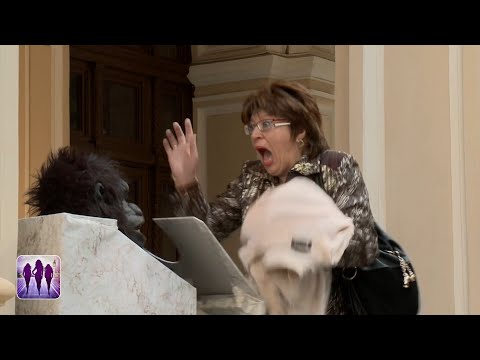 Видео: Осторожно! Памятник оживает! Смешной и еще смешнее