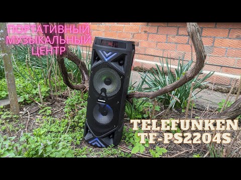 Видео: Портативный музыкальный центр. Обзор портативной колонки Telefunken TF-PS2204S