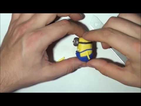 Видео: Лепим Миньона из пластики. Minion of clay