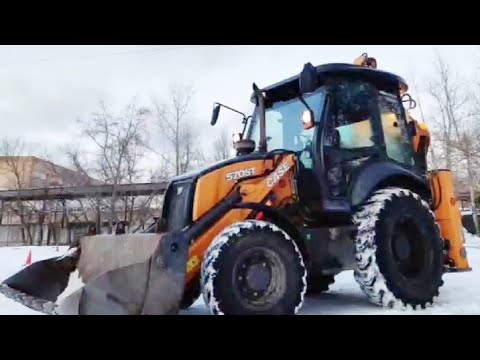 Видео: Обзор экскаватор погрузчик CASE 570 ST Хоиши шумо иҷро шуд. #eshonamirov. #caterpillar428e #jcb3cx